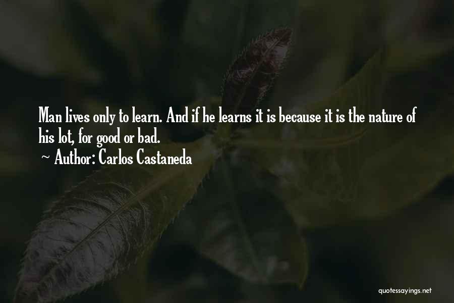 Man Good Nature Quotes By Carlos Castaneda