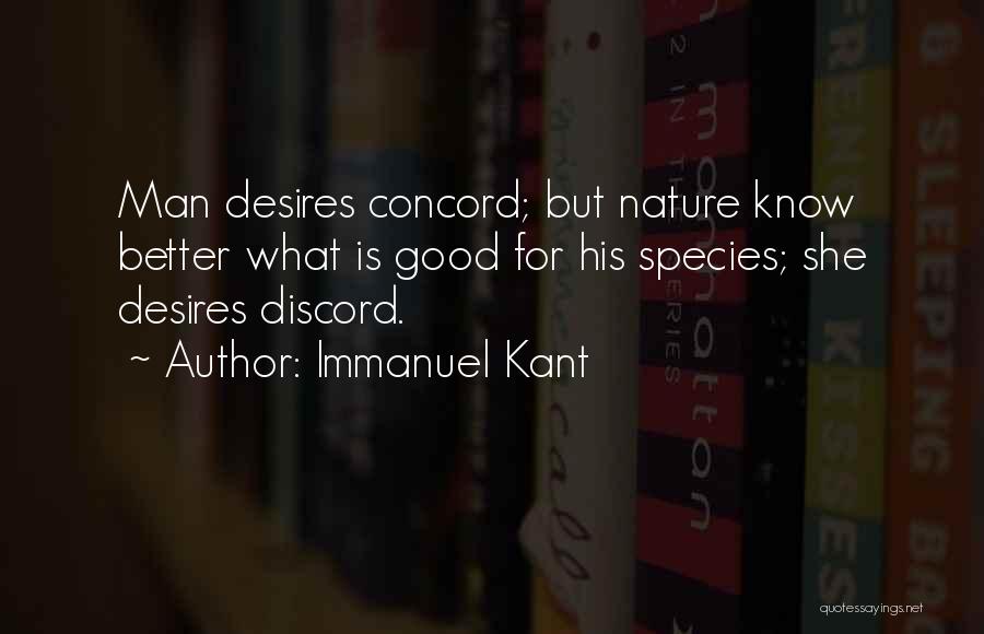 Man Good Nature Quotes By Immanuel Kant