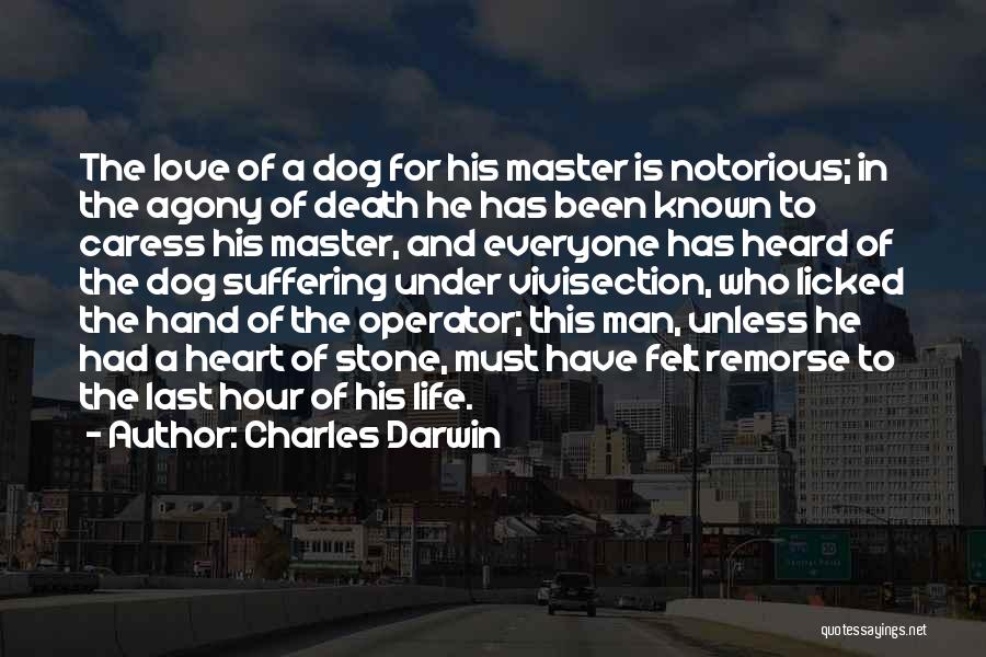 Man His Dog Quotes By Charles Darwin