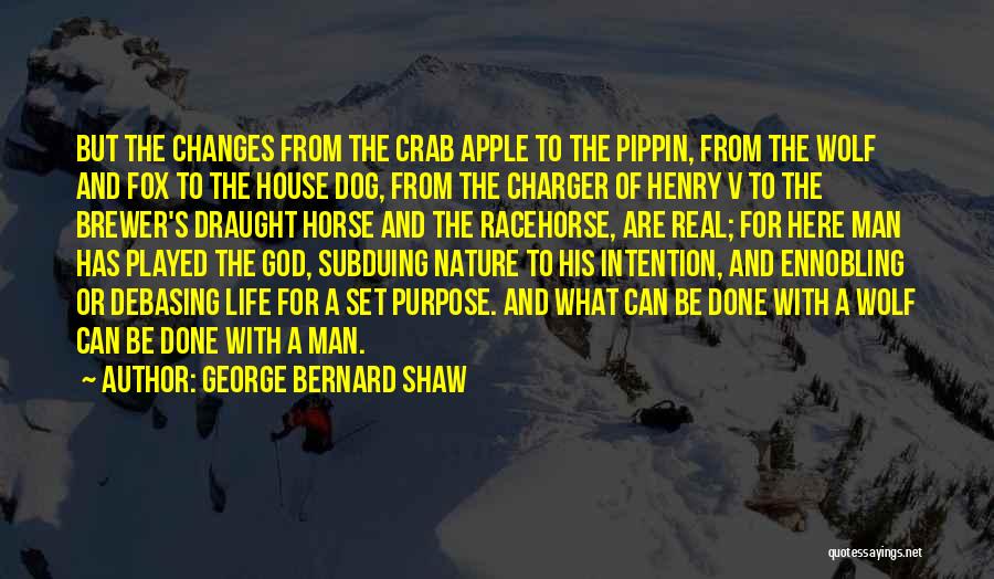 Man His Dog Quotes By George Bernard Shaw