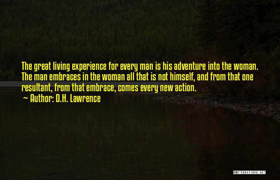 Man In Action Quotes By D.H. Lawrence