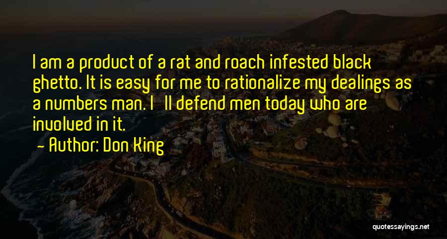 Man In Black Quotes By Don King