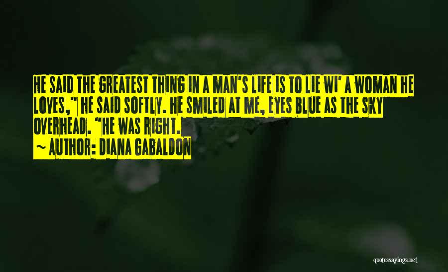 Man In Blue Quotes By Diana Gabaldon