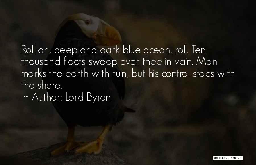 Man In Blue Quotes By Lord Byron