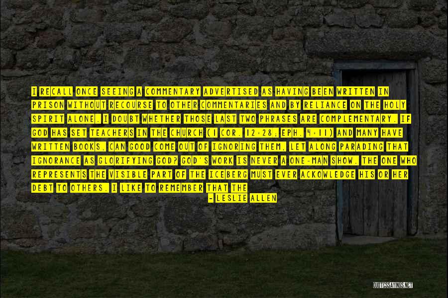 Man In Debt Quotes By Leslie Allen Man In Debt Quotes By Leslie Allen