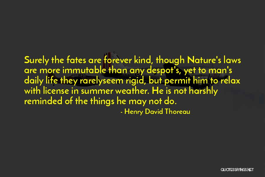 Man In Nature Quotes By Henry David Thoreau