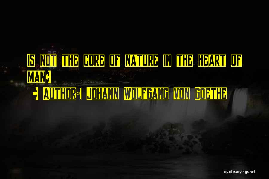 Man In Nature Quotes By Johann Wolfgang Von Goethe