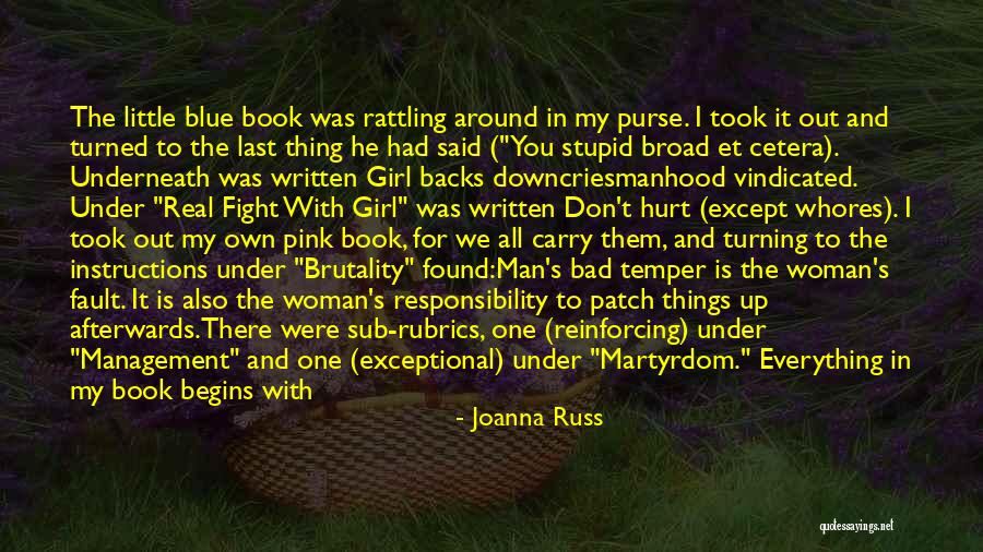 Man In Pink Quotes By Joanna Russ