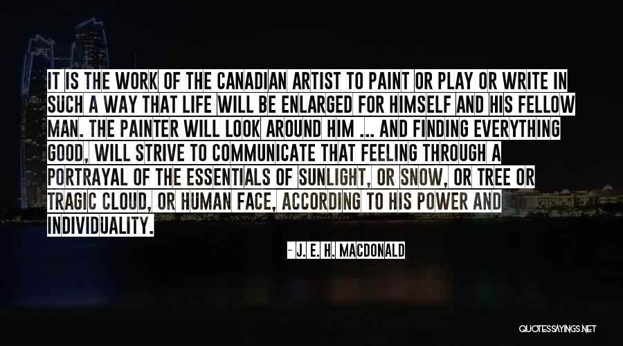 Man In Power Quotes By J. E. H. MacDonald