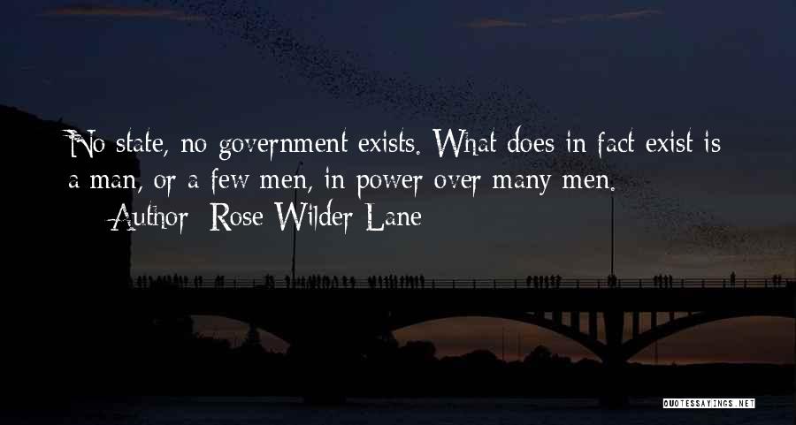 Man In Power Quotes By Rose Wilder Lane