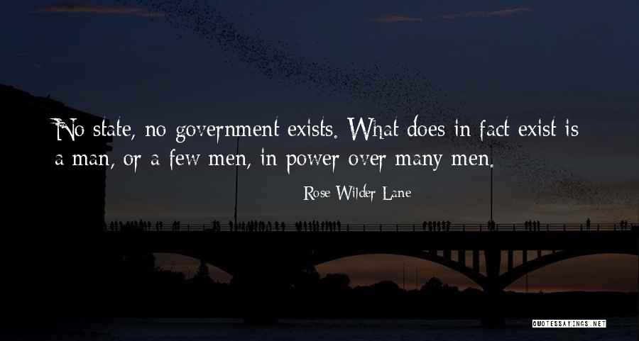 Man In Power Quotes By Rose Wilder Lane