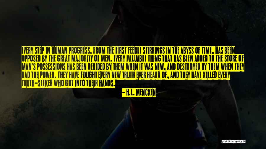 Man In Progress Quotes By H.L. Mencken Man In Progress Quotes By H.L. Mencken