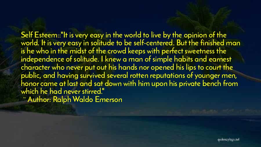 Man In The Crowd Quotes By Ralph Waldo Emerson