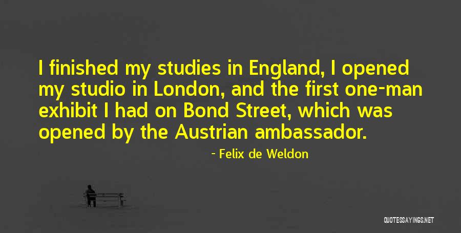 Man In The Street Quotes By Felix De Weldon Man In The Street Quotes By Felix De Weldon