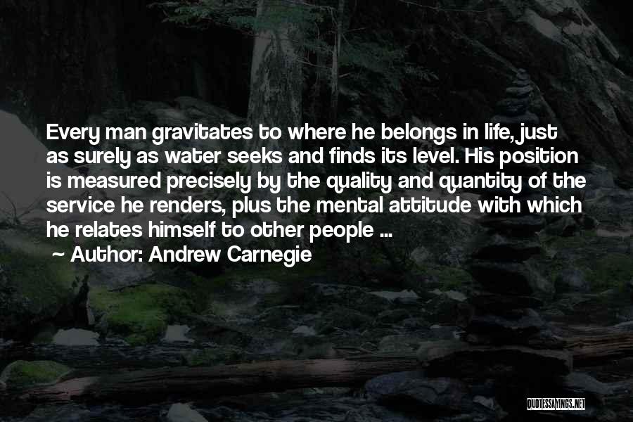 Man Is Measured By Quotes By Andrew Carnegie