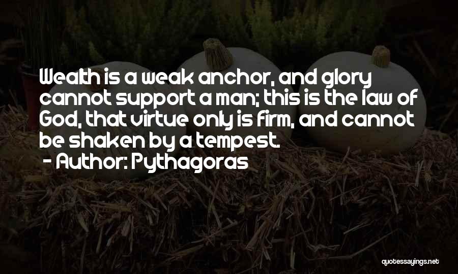 Man Is Weak Quotes By Pythagoras