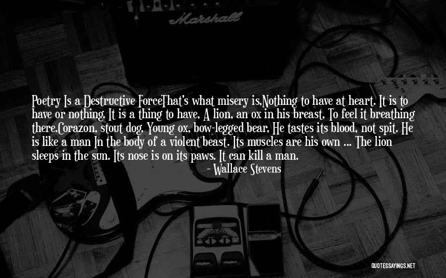 Man Like Lion Quotes By Wallace Stevens Man Like Lion Quotes By Wallace Stevens