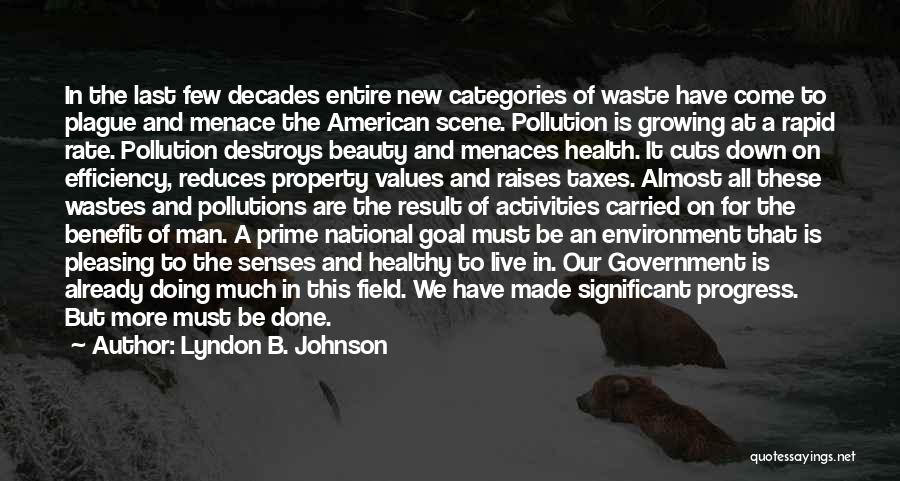 Man Made Beauty Quotes By Lyndon B. Johnson