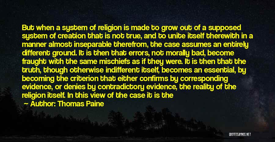 Man Made Creation Quotes By Thomas Paine