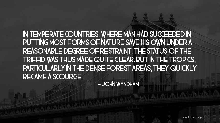 Man Made Forest Quotes By John Wyndham Man Made Forest Quotes By John Wyndham
