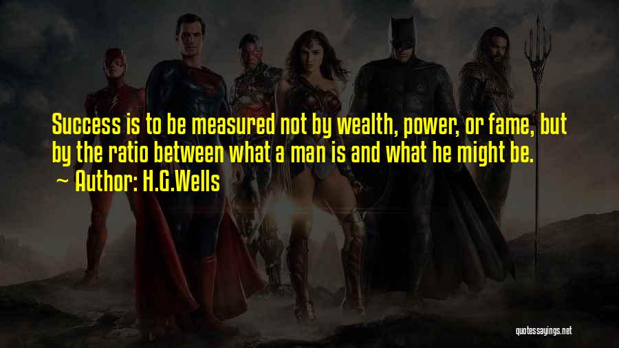 Man Measured Quotes By H.G.Wells