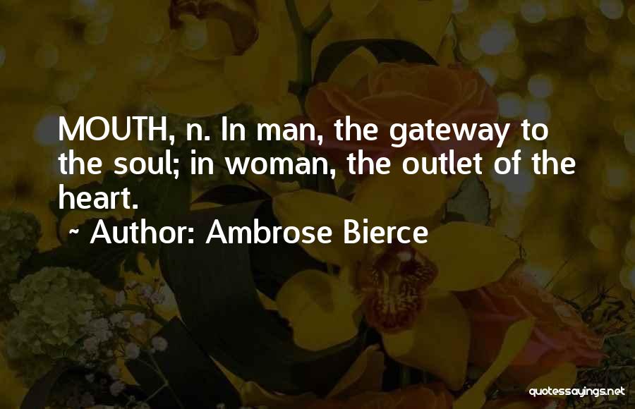 Man N Woman Quotes By Ambrose Bierce