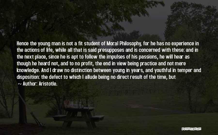 Man Of Distinction Quotes By Aristotle.