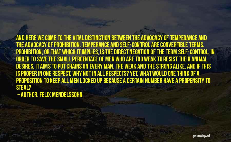 Man Of Distinction Quotes By Felix Mendelssohn