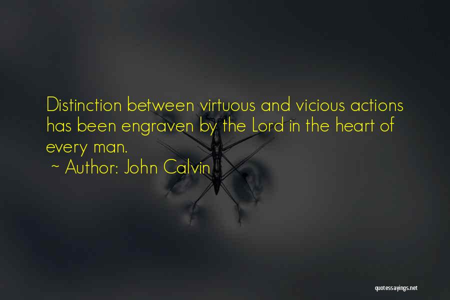 Man Of Distinction Quotes By John Calvin