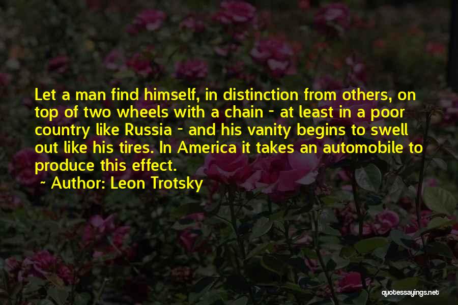 Man Of Distinction Quotes By Leon Trotsky