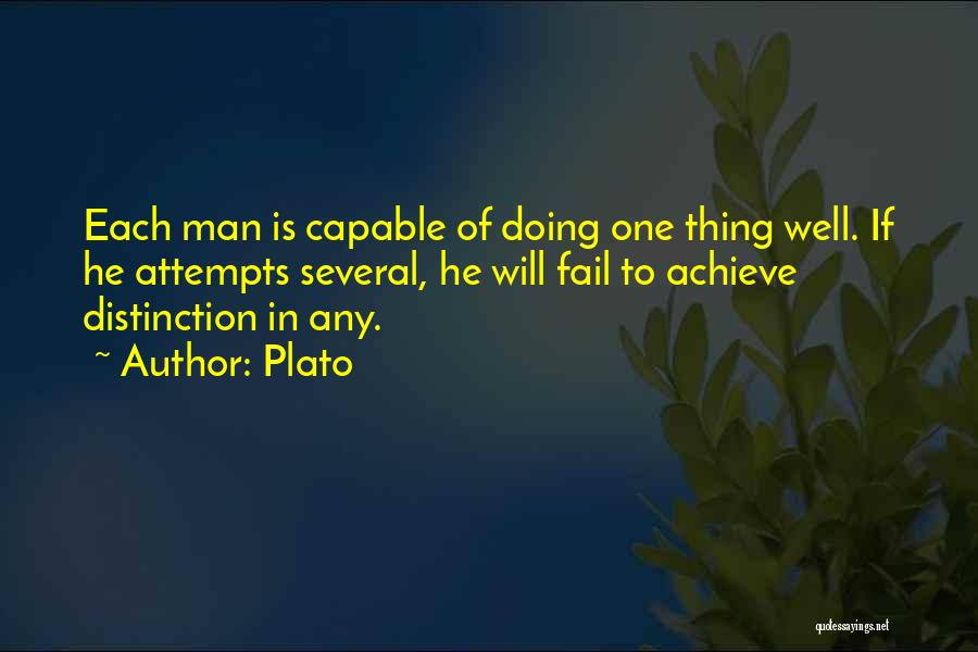 Man Of Distinction Quotes By Plato