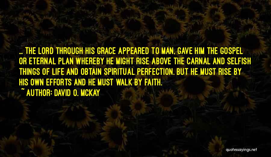 Man Of Faith Quotes By David O. McKay