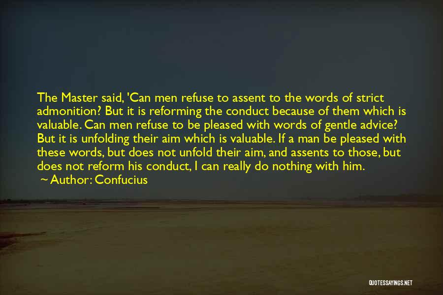 Man Of His Words Quotes By Confucius