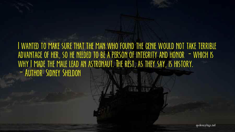 Man Of Integrity Quotes By Sidney Sheldon Man Of Integrity Quotes By Sidney Sheldon