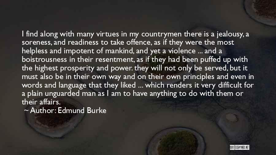 Man Of Many Words Quotes By Edmund Burke