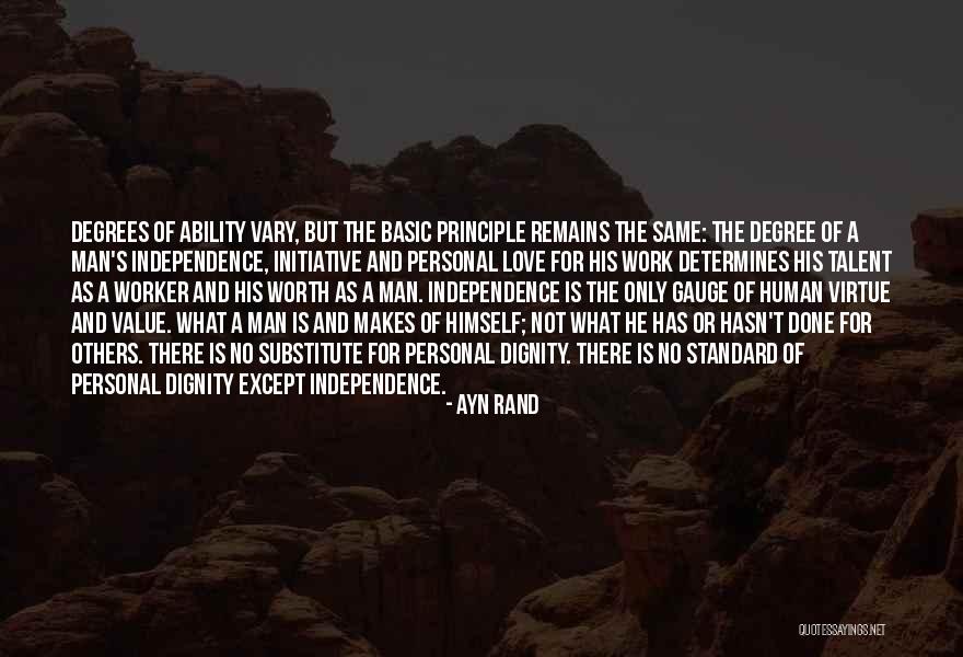 Man Of Principle Quotes By Ayn Rand