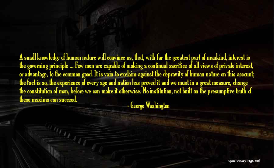 Man Of Principle Quotes By George Washington