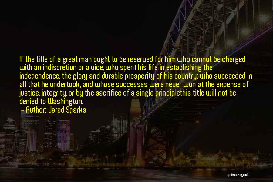 Man Of Principle Quotes By Jared Sparks