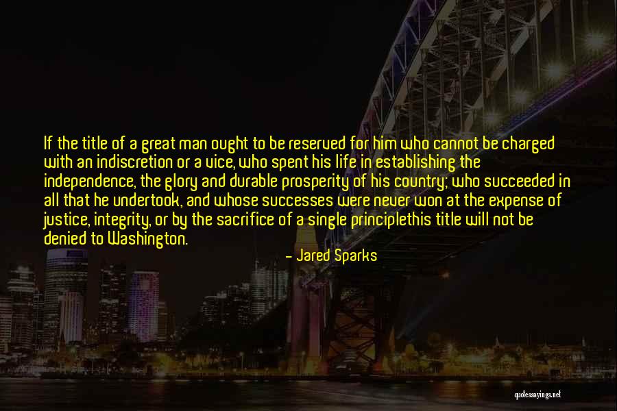 Man Of Principle Quotes By Jared Sparks