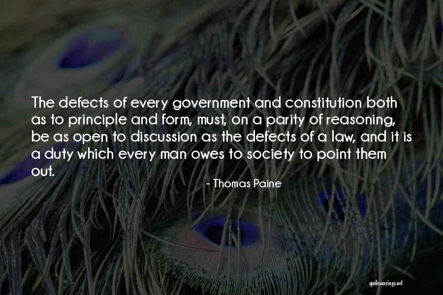 Man Of Principle Quotes By Thomas Paine