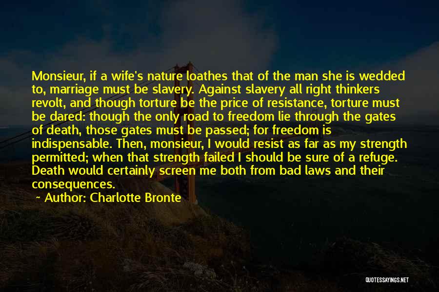 Man Of Strength Quotes By Charlotte Bronte