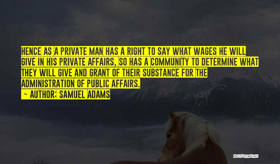 Man Of Substance Quotes By Samuel Adams
