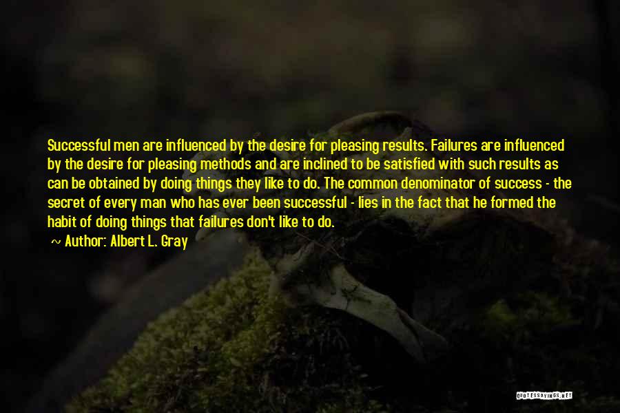 Man Of Success Quotes By Albert L. Gray