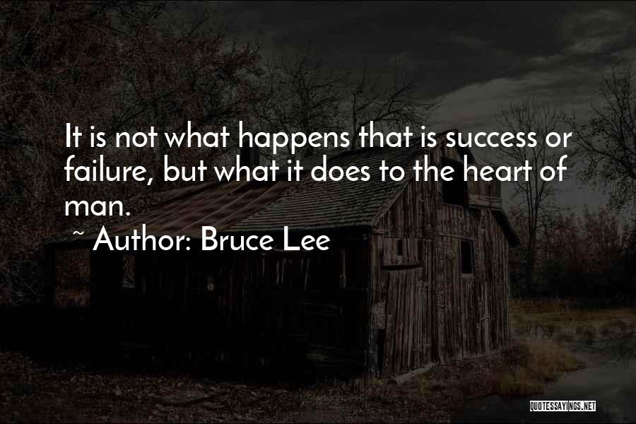 Man Of Success Quotes By Bruce Lee