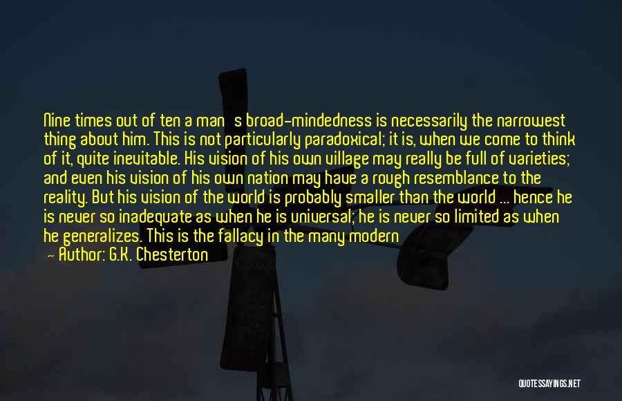 Man Of Vision Quotes By G.K. Chesterton