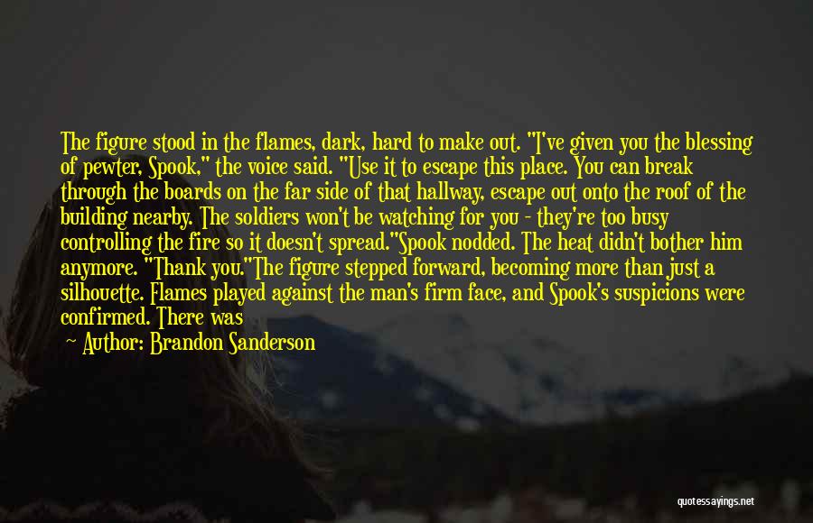 Man On Fire Quotes By Brandon Sanderson