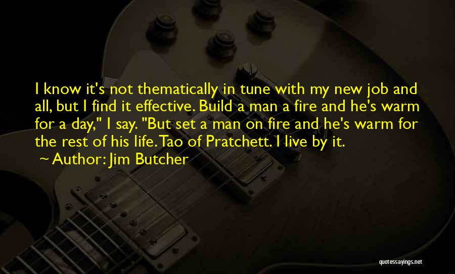 Man On Fire Quotes By Jim Butcher