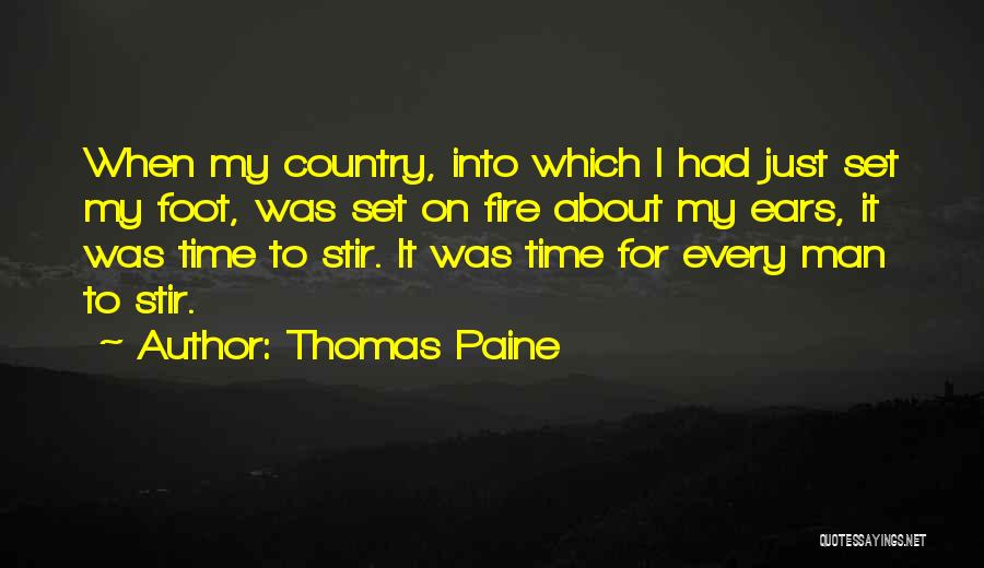 Man On Fire Quotes By Thomas Paine