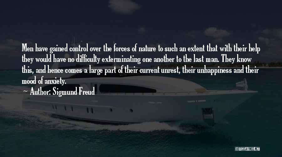 Man Over Nature Quotes By Sigmund Freud