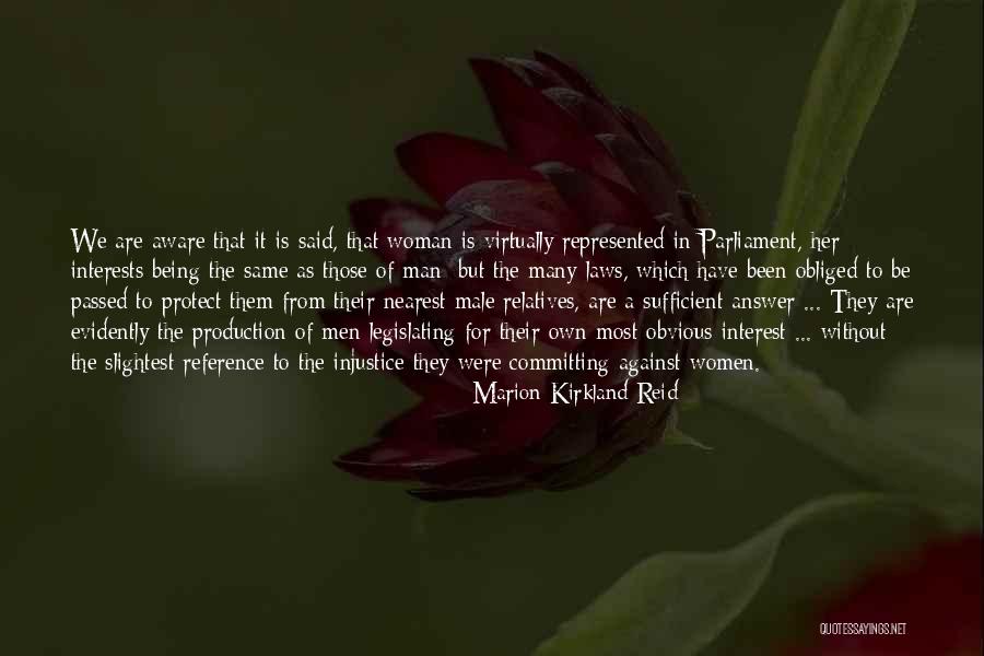 Man Protect Woman Quotes By Marion Kirkland Reid Man Protect Woman Quotes By Marion Kirkland Reid